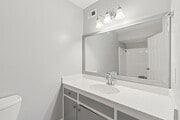2BR, 2BA - 900SF - Primary Bathroom - Spanish Oaks