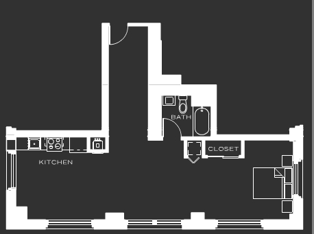 0BR/1BA - '05 Flats