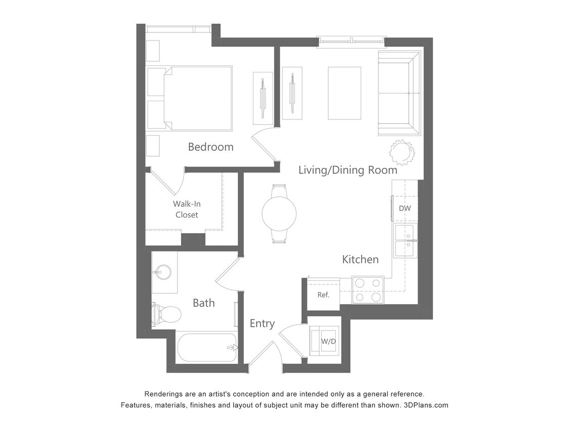 Floor Plan - 1D1