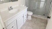 All new bathroom and shower with new tiles and vanity - 7617 De Longpre Ave Unit 8