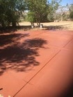 Terra-cotta patio among four pepper tree - 10160 Escondido Canyon Rd House