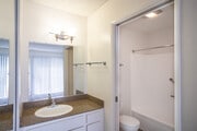 1BR, 1 BA - 650SF - Primary Bathroom - Shepard Place