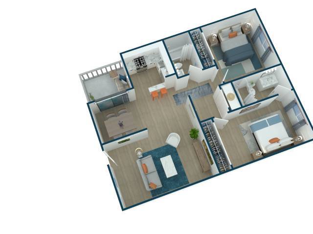 Floor Plan - Quad