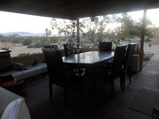 Enclosed Patio has table & chairs. - 1050 Alta Ave House
