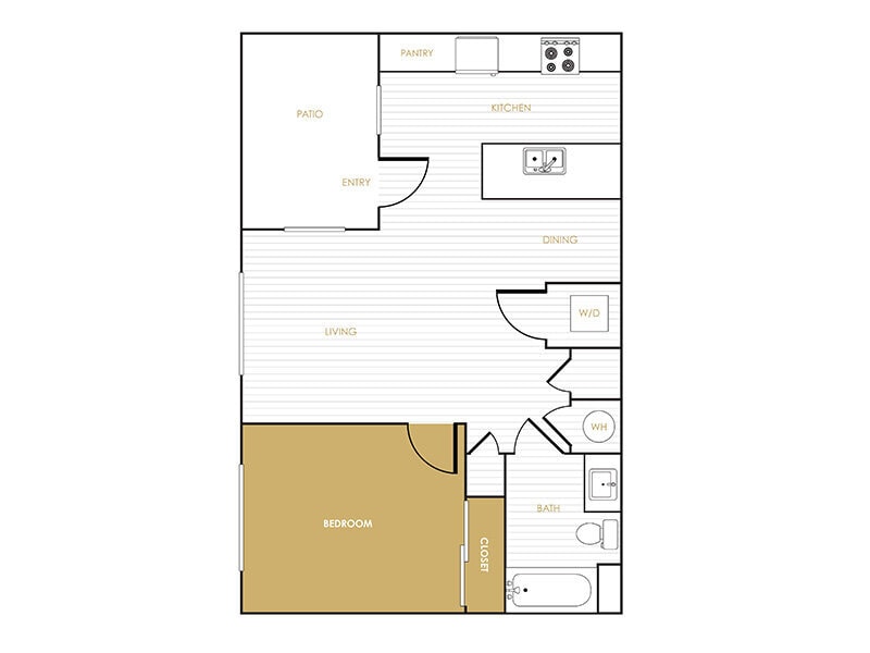 Floor Plan - 1x1_757