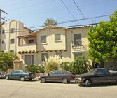 Front View of Building - 1327-1329 N Vista St Apartments