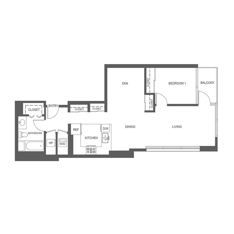 Floor Plan - PINNACLE ON THE PARK 1F