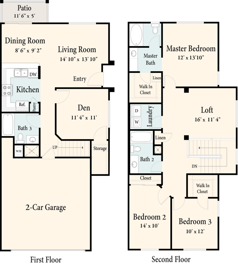 Floor Plan - The Drake