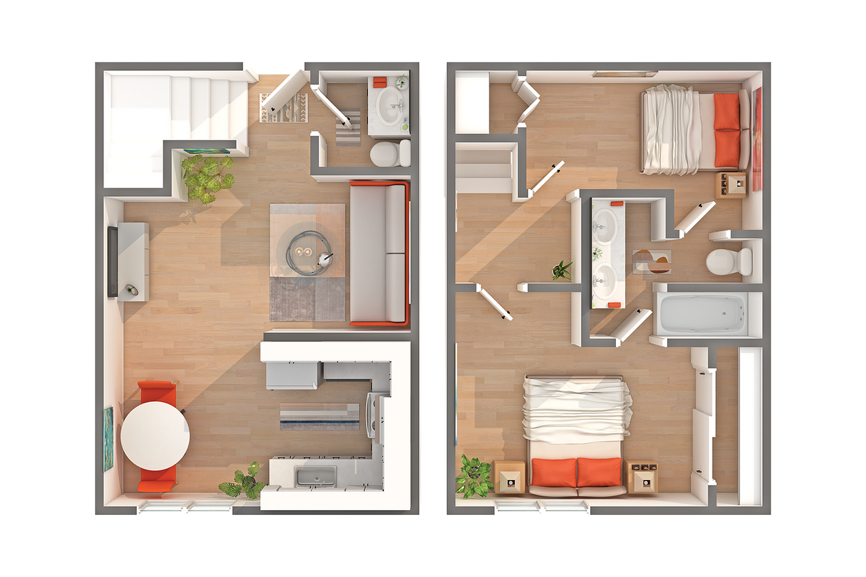 Balboa | 2-Bedroom Floorplan - Balboa