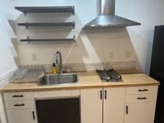 gas cooktop and exhaust hood - 140 Hueneme Ave House