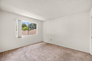 1BR, 1BA - Primary Bedroom - Woodman Place Apartments