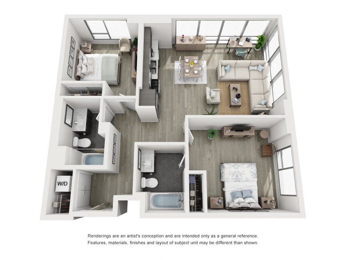 Floor Plan - 2 Bedroom C1