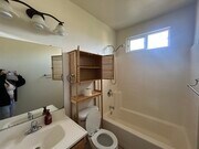 The bathtub was just reglazed new medicine cabinet, new toilet seat, new bathroom fixtures, - 2237 Whittier Blvd Unit 2237 Whittier Blvd.