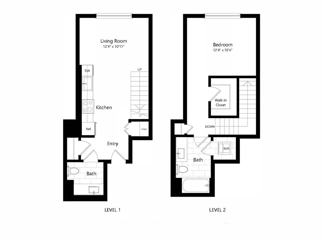 Floor Plan - Modern Luxury 1-Bedroom Townhouse unit in Centu...