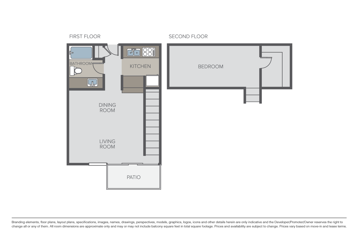 Floor Plan - Loft (Large), 1 Bath