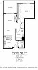 Photo - Type: G1 | 1 Bedroom | 1 Bathroom Apartment Unit 207