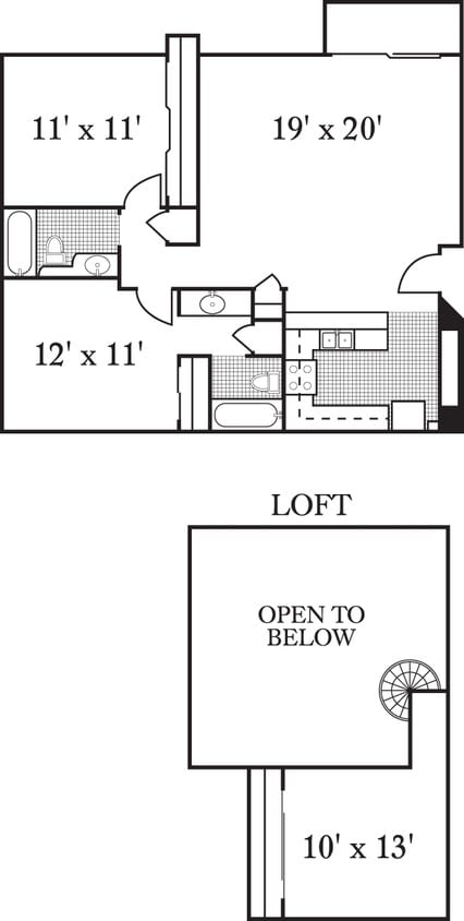 Floor Plan - The Monterey with loft