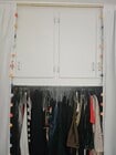 5 ft wide closet with shelved storage above - 2222 Julian Ave Unit Couture Garden Cottage