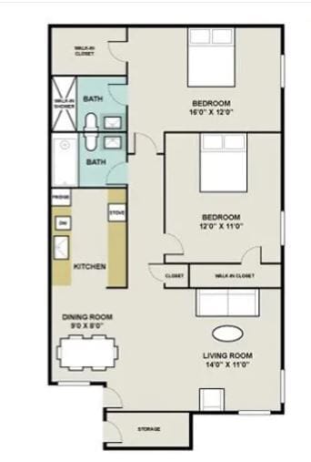 Floor Plan - Rosewood