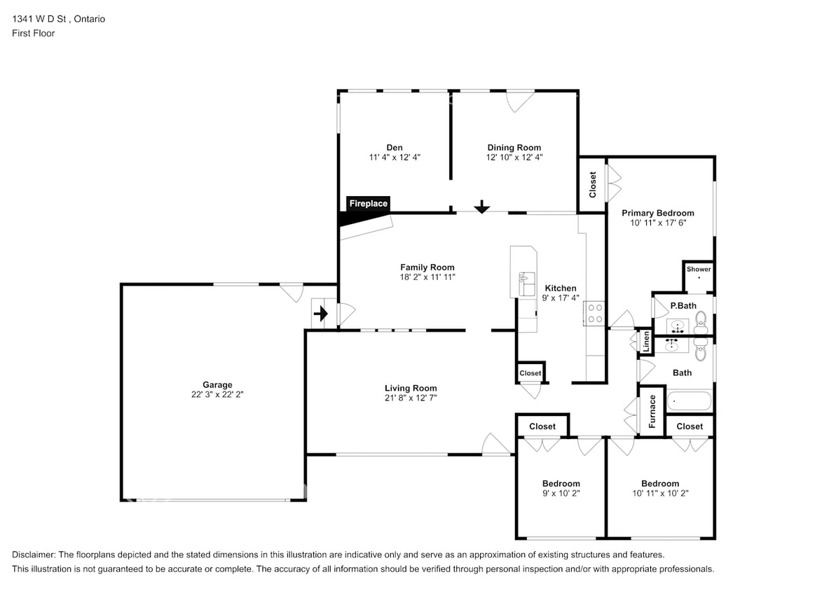 3D Tour - 1341 W D St House