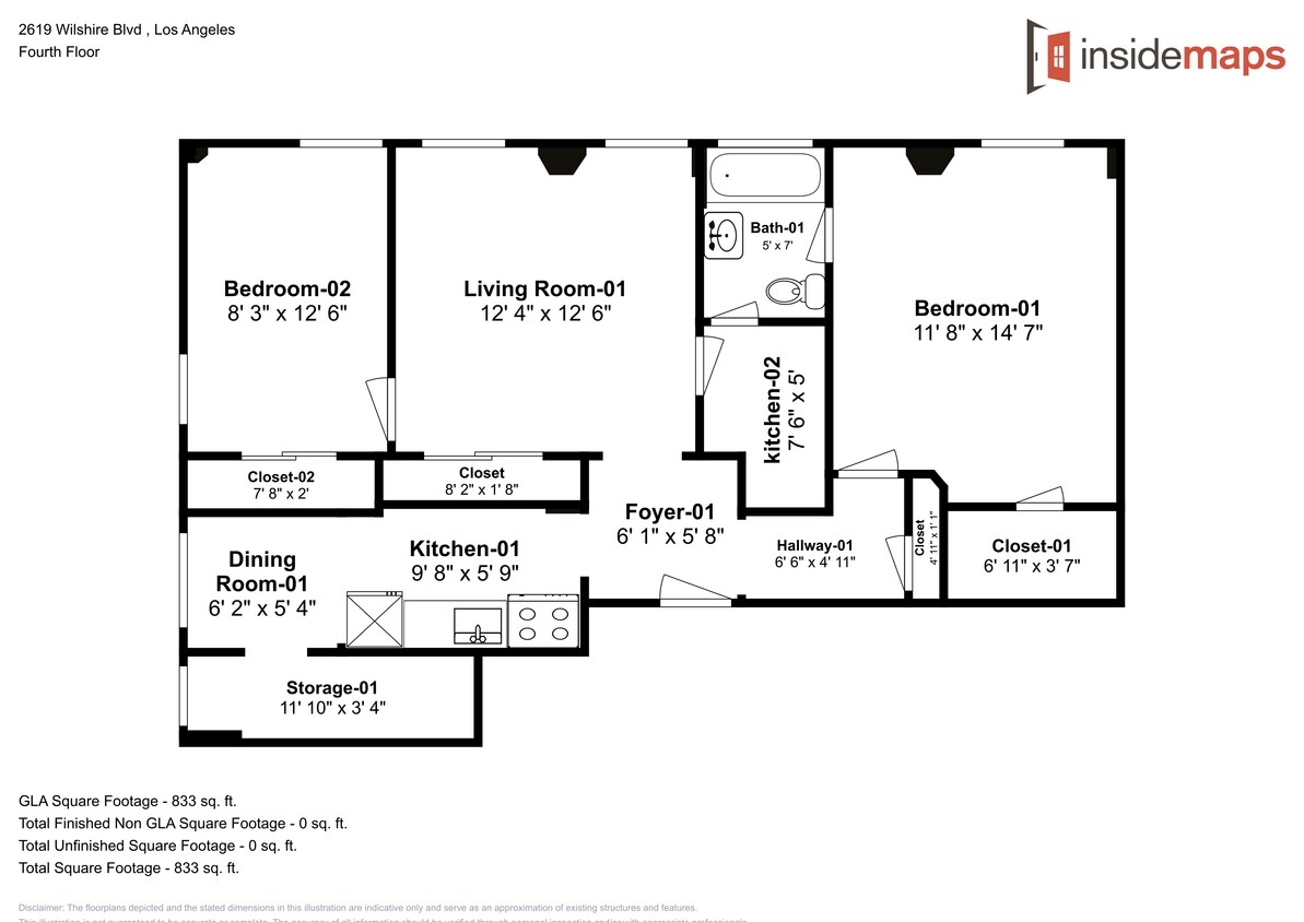 Floor Plan - 2 Bedroom