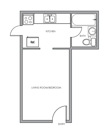 Studio Floor Plan - Studio