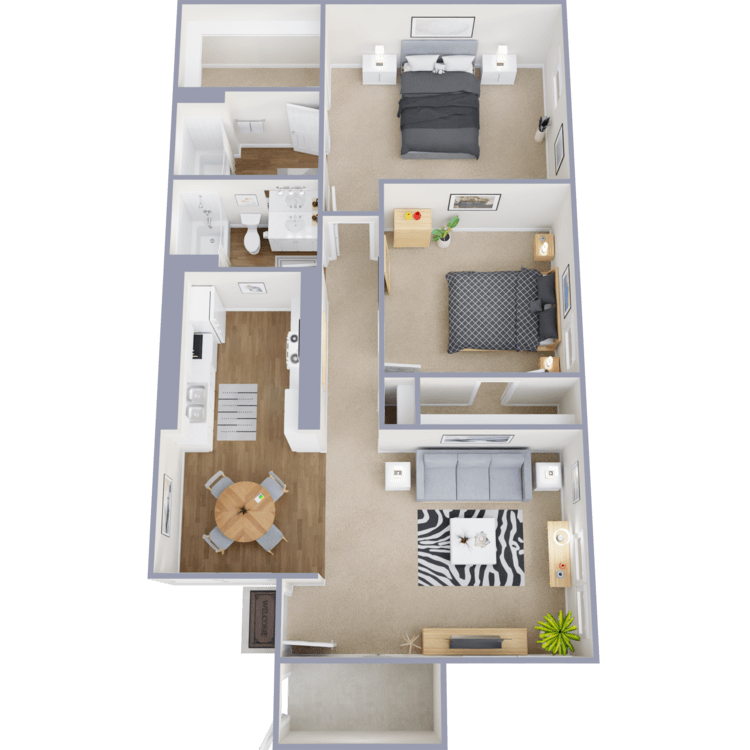 2x2_970_Overhead_870190.png - 2 Bed 2 Bath