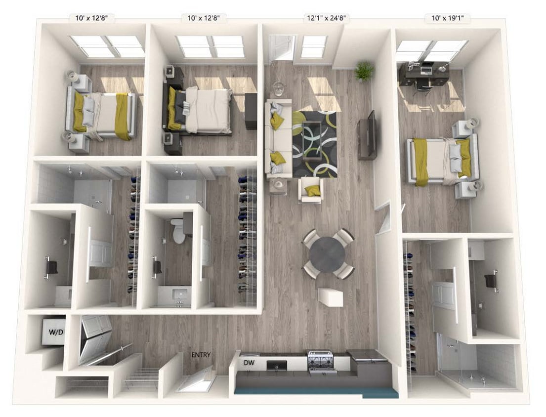 Floor Plan - C6V-FinishII-Unit204