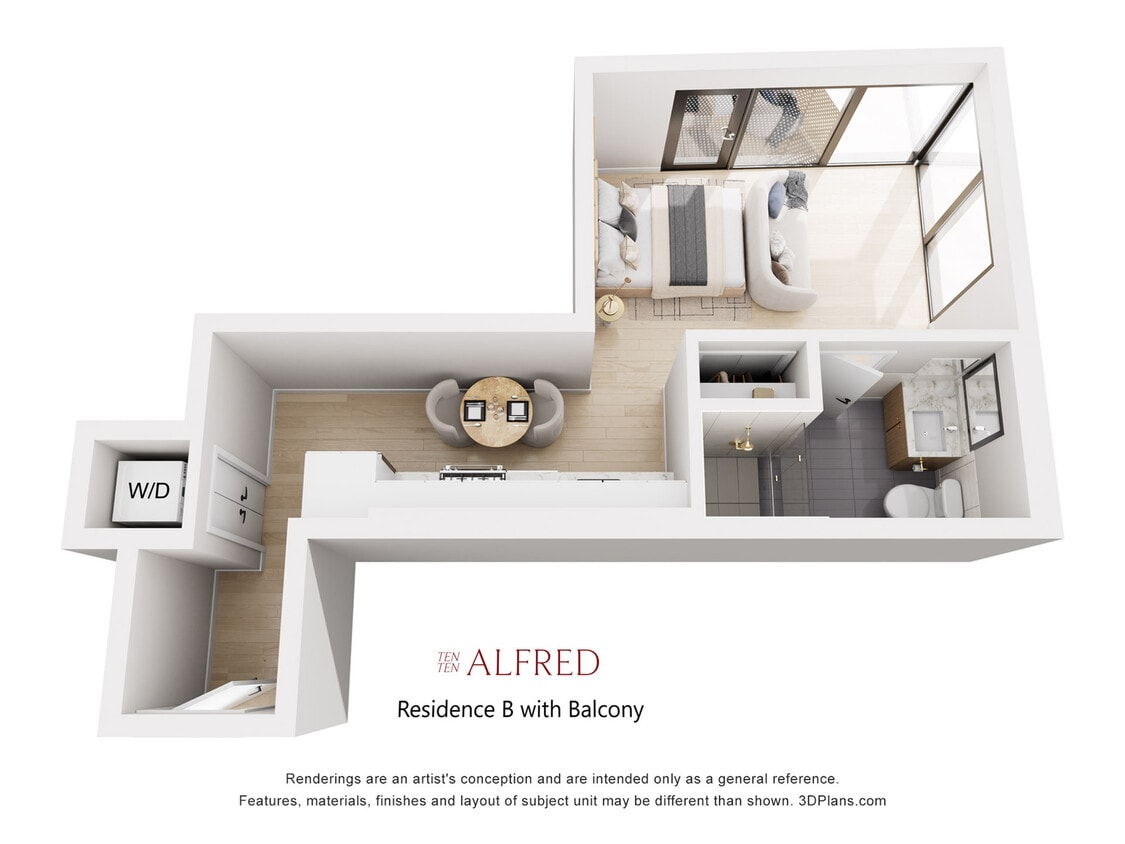 Residence B with Balcony - Residence B with Balcony