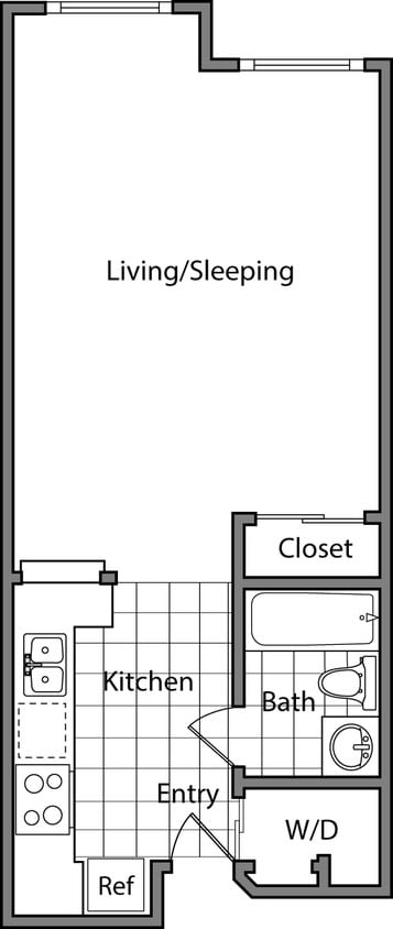 Floor Plan - Studio A