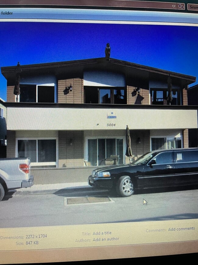 Front Patio of property - 5004 Seashore Dr Unit Newport Beach