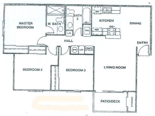 3BR/2BA - 3x2 1058