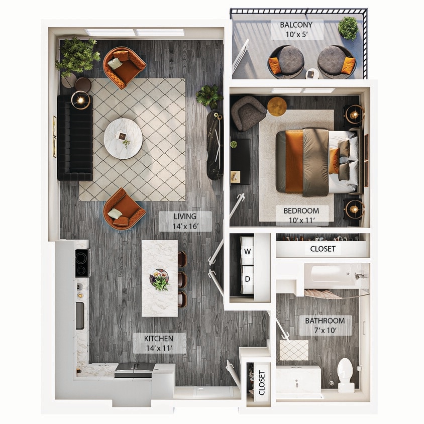 Floor Plan - Haven A