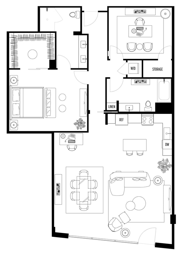 Floor Plan - LIVE WORK SIX