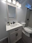 Brand new BR, abundant lighting, with blue tooth vent. - 9300 Benson Way Apartments Unit B