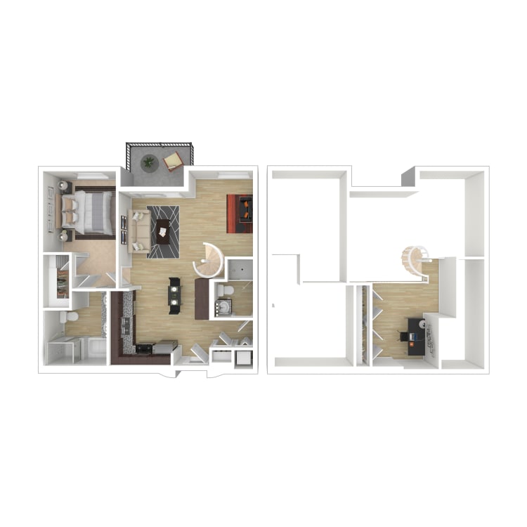 1x2xDx1175_323021.png - One Bedroom/Two Bath D
