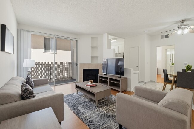 Living Room 1BDRM - Kingsley Grand Apartments