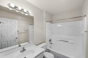 2BR, 2BA - 1,000SF - Primary Bathroom - Fulton Gardens Apartments