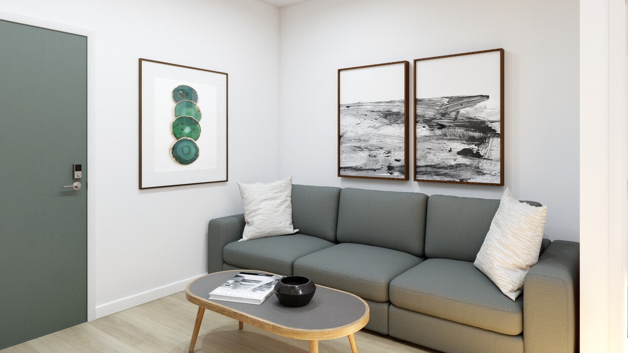 Floor Plan - 1 BR, 1 BA