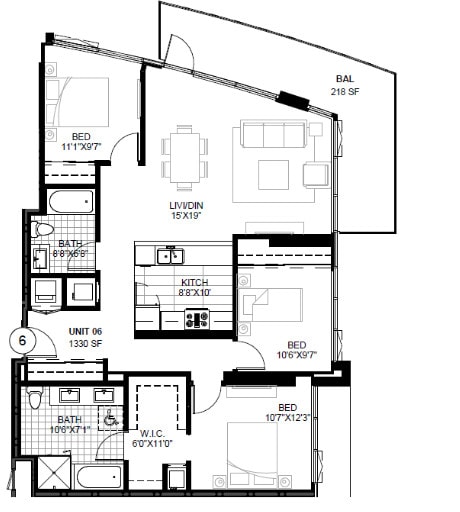 Floor Plan - SPIRE 3D