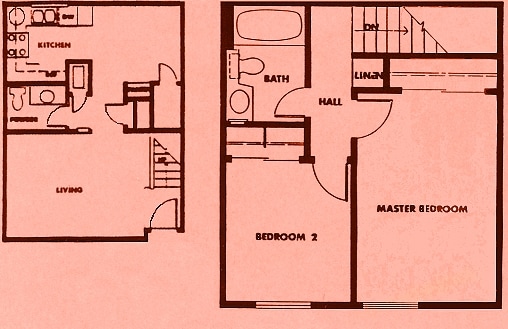 2BR/1.5BA - Plan C