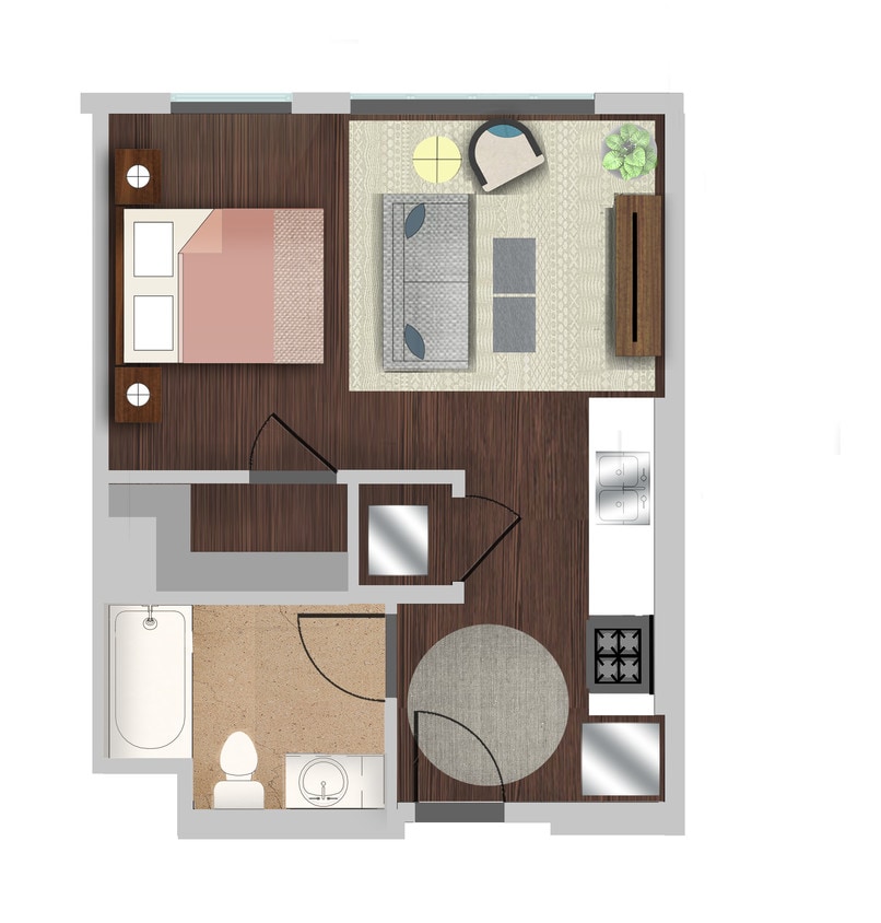 Floor Plan - Efficiency 5