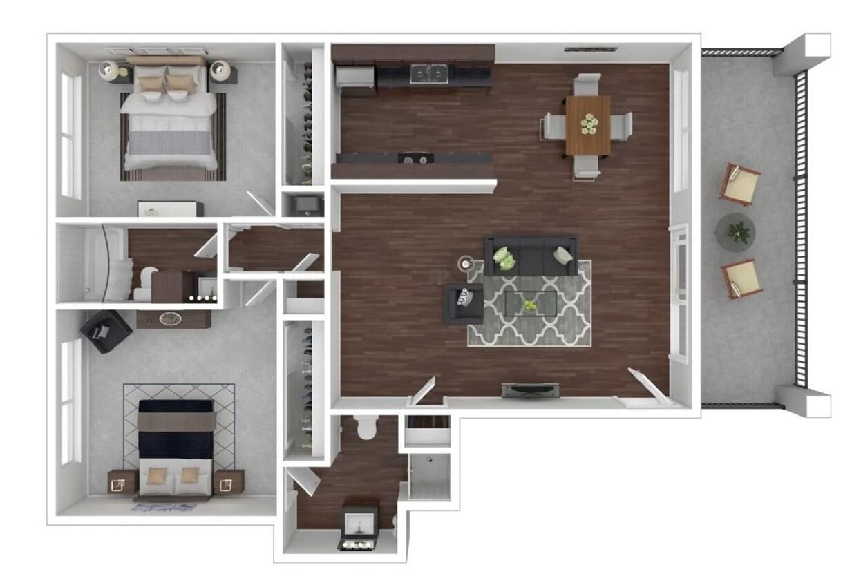 Floor Plan - 2x2-awc