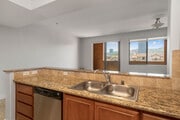 V307 view from kitchen - Villa Del Rey Apartments