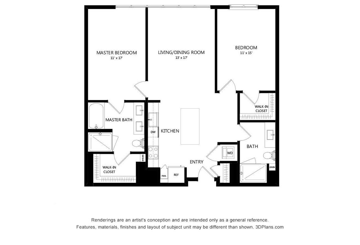 Floor Plan - MID-RISE TOWER B1