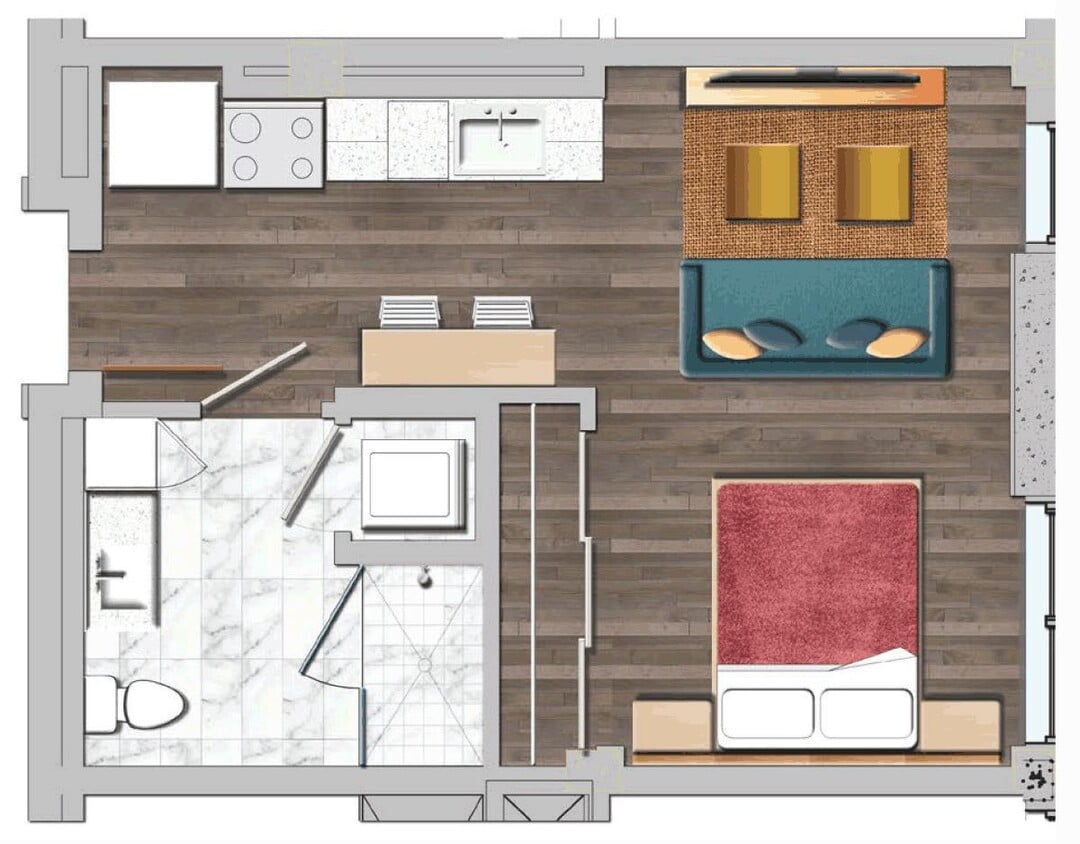Floor Plan - Studio B1