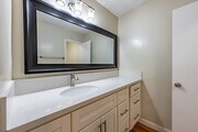 2BR, 1BA - 953SF - Primary Bathroom - Villa Santa Fe Apartments