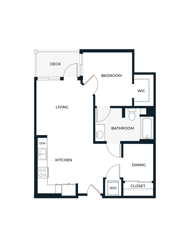 Floor Plan - One Bedroom A3