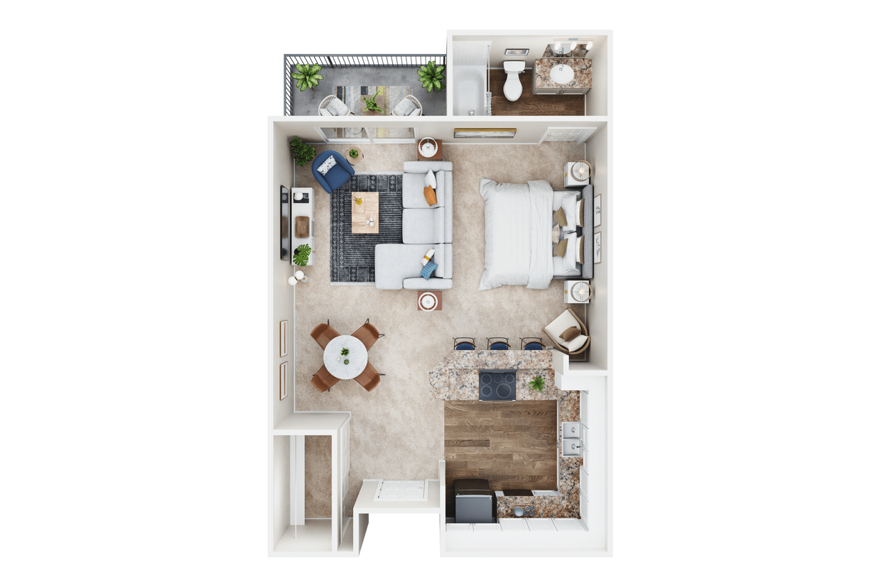 Floor Plan - Studio D 