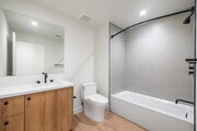 3BR, 3BA - 1,175SF - Bathroom - 3844 W 27th St Apartments